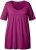 Ulla Popken Essential Front Pleat Tee Berry - T-Shirts - T-Shirts für Damen