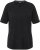 Ulla Popken Piping Accent Functional UVP 50+ Stretch Knit Top Black - T-Shirts - T-Shirts für Damen