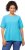 Ulla Popken Piping Accent Functional UVP 50+ Stretch Knit Top Bright Turquoise - T-Shirts - T-Shirts für Damen