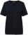 Ulla Popken Essential Notch Neck Stretch Tee Navy Blue - T-Shirts - T-Shirts für Damen