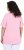 Ulla Popken Essential Notch Neck Stretch Tee Pink - T-Shirts - T-Shirts für Damen