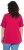 Ulla Popken Essential Notch Neck Stretch Tee Dark Raspberry - T-Shirts - 