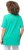 Ulla Popken Essential Square Neck Stretch Tee Turquoise Green - T-Shirts - T-Shirts für Damen