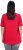 Ulla Popken Essential Square Neck Stretch Tee Red - T-Shirts - 