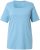 Ulla Popken Essential Square Neck Stretch Tee Light Teal - T-Shirts - T-Shirts für Damen