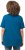 Ulla Popken Essential Square Neck Stretch Tee Medium Blue - T-Shirts - T-Shirts für Damen