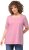 Ulla Popken Essential Square Neck Stretch Tee Light Pink - T-Shirts - T-Shirts für Damen
