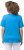 Ulla Popken Double Layer Rounded V-Neck Slim Fit Tee Sapphire Blue - T-Shirts - T-Shirts für Damen