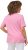 Ulla Popken Double Layer Rounded V-Neck Slim Fit Tee Light Pink - T-Shirts - T-Shirts für Damen