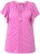 Ulla Popken Wing Sleeve V-Neck Tee Cool Pink - T-Shirts - T-Shirts für Damen