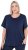 Ulla Popken UPF 50 Quick Drying Tee Navy - T-Shirts - T-Shirts für Damen