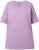 Ulla Popken Basic Round Neck Short Sleeve Relaxed Fit T-Shirt Lavender Pink - T-Shirts - T-Shirts für Damen