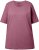 Ulla Popken Basic Round Neck Short Sleeve Relaxed Fit T-Shirt Dark Rose Red - T-Shirts - T-Shirts für Damen