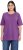 Ulla Popken Basic Round Neck Short Sleeve Relaxed Fit T-Shirt Purple - T-Shirts - T-Shirts für Damen