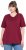 Ulla Popken Eco Cotton Basic T-Shirt 2-Pack Red/Navy - T-Shirts - T-Shirts für Damen