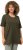 Ulla Popken Essential Round Neck Stretch Tee Forest Green - T-Shirts - 