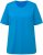 Ulla Popken Essential Round Neck Stretch Tee Sapphire Blue - T-Shirts - 
