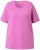 Ulla Popken Essential Round Neck Stretch Tee Cool Pink - T-Shirts - 