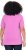Ulla Popken Essential Round Neck Stretch Tee Cool Pink - T-Shirts - 