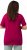 Ulla Popken Essential Round Neck Stretch Tee Magnolia Red - T-Shirts - 
