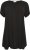 Kaffe Curve Ami Kurzarm Tunika Tiefschwarz - T-Shirts - 