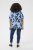 Kaffe Curve Aliana Tunic Blue Flower Animal - Tuniken - 