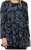 Scandinavian Caramel Swirls Tunic Blue - Bedruckte T-shirts für herren - 
