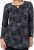 Scandinavian Caramel Triangles Tunic Dark Blue - Bedruckte T-shirts für herren - 