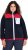 Ulla Popken Color Block Teddy Fleece Jacket Navy - Hoodies & Sweatshirts - 