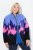 Ulla Popken Alpine Landscape Fleece Jacket Cloud Blue - Hoodies & Sweatshirts - Kuschelige Sweatshirts & Strick