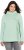 Ulla Popken Ribbon Detail Turtleneck Sweatshirt Mint Green - Hoodies & Sweatshirts - 