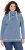 Ulla Popken Striped Turtleneck Neon Detail Sweatshirt Indigo Denim - Hoodies & Sweatshirts - Kuschelige Sweatshirts & Strick