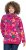 Ulla Popken Ribbon Print Turtleneck Sweatshirt Cherry Red - Hoodies & Sweatshirts - Kuschelige Sweatshirts & Strick