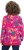 Ulla Popken Ribbon Print Turtleneck Sweatshirt Cherry Red - Hoodies & Sweatshirts - Kuschelige Sweatshirts & Strick