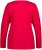 Ulla Popken Basic Round Neck Long Sleeve Slim Fit Cotton Tee Red - T-Shirts - T-Shirts für Damen