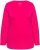 Ulla Popken Basic Round Neck Long Sleeve Slim Fit Cotton Tee Red Pink - T-Shirts - T-Shirts für Damen