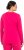 Ulla Popken Basic Round Neck Long Sleeve Slim Fit Cotton Tee Red Pink - T-Shirts - T-Shirts für Damen