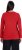 Ulla Popken Basic Round Neck Long Sleeve Slim Fit Cotton Tee Salsa Red - T-Shirts - T-Shirts für Damen