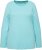 Ulla Popken Basic Round Neck Long Sleeve Slim Fit Cotton Tee Mint - T-Shirts - T-Shirts für Damen
