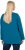 Ulla Popken Fawn Long Sleeve Graphic Tee Teal - Bedruckte T-shirts für herren - Bedruckte Damen-T-Shirts