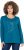 Ulla Popken Holiday Long Sleeve Graphic Tee Teal - Bedruckte T-shirts für herren - 