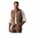 JP1880 Vest Traditional Cowhide Brown - Herren Jacken in großen Größen - Herren Jacken in großen Größen