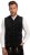 JP1880 Velvet Vest Traditional Black - Herrenkleidung - Herrenkleidung in großen Größen