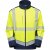 Leo Bowden Ecoviz Softshell Jacket Hi-Vis Yellow/Navy Print - Herren arbeitskleidung - Herren Arbeitskleidung Große Größen