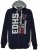 EDDY HILLS EDHS Hoodie Navy - Herren-sweater und -hoodies - Herren-Sweater und -Hoodies in großen Größen