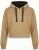 Nora Mikken KAMILLA Cropped Hoodie Camel - DAMENBEKLEIDUNG XS-XXL - 