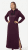 Nora Mikken MARI Maxi Hoodie Dress Mauve Wine - DAMENBEKLEIDUNG XS-XXL - 
