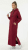 Nora Mikken MARTINA Maxi Hoodie Dress Burgundy - DAMENBEKLEIDUNG XS-XXL - 