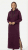 Nora Mikken MARTINA Maxi Hoodie Dress Mauve Wine - DAMENBEKLEIDUNG XS-XXL - 