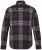 JP1880 Shirt Flannel Long Sleeve Dark Brown - Herrenhemden - Herrenhemden in großen Größen